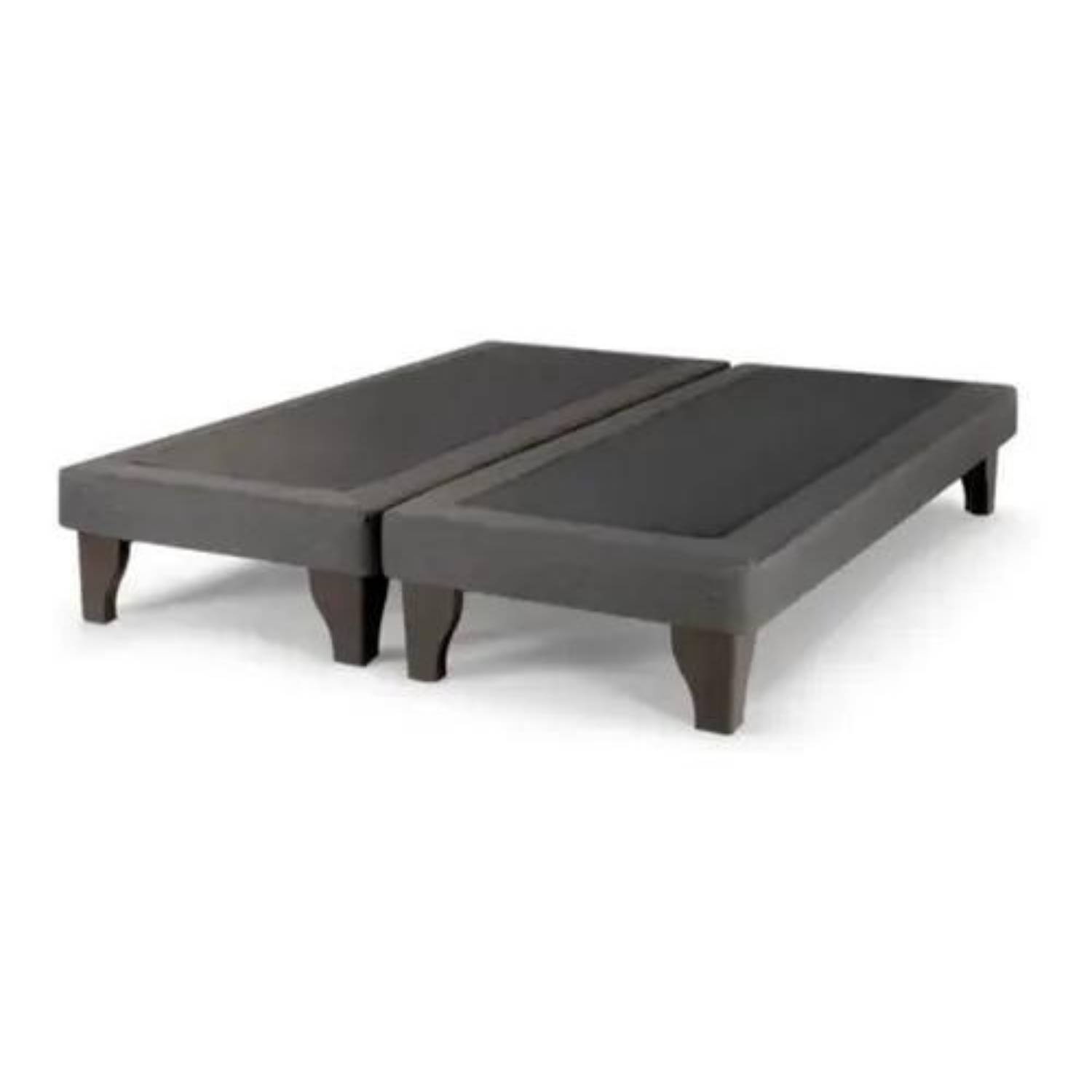 BASE CAMA EUROPEA SÚPER KING GRIS GRAFITO LINO - 1