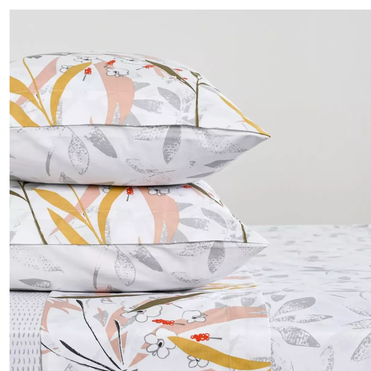 SÁBANAS CANNON KIKI 1.5 PLAZAS 200 HILOS BLANCO ESTAMPADO EC - 2