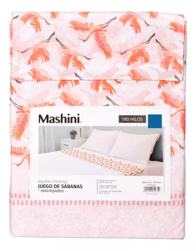SÁBANAS 2 PLAZAS 180 HILOS MASHINI FAUNA - 1