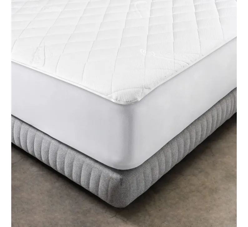 CUBRE COLCHÓN TENCEL WATERPROOF EN COLOR BLANCO 2 PLAZAS - 1