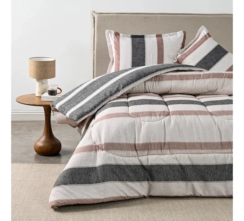 PLUMON CANNON REVERSIBLE SUPER SOFT 2 PLAZAS 240X230 CM DRIFT - 1