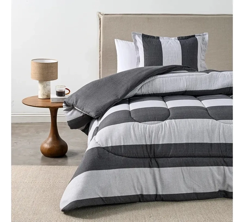 PLUMON CANNON REVERSIBLE SUPER SOFT 2 PLAZAS 240X230 CM NOIR - 1