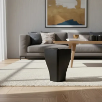 BASE DE CAMA EUROPEA 1 PLAZAS GRIS OSCURO EN FELPA 90X190 - 3