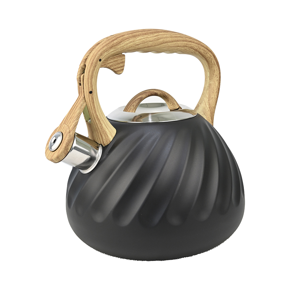 TETERA LINEA AFRODITA ACERO INOXIDABLE. 3.0 L DORAL NEGRO - 1