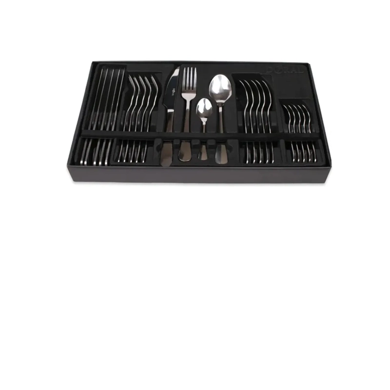 SET DE CUCHILLERIA PRAGA 24 CUBIERTOS DORAL 2MM CLASSIC - 2