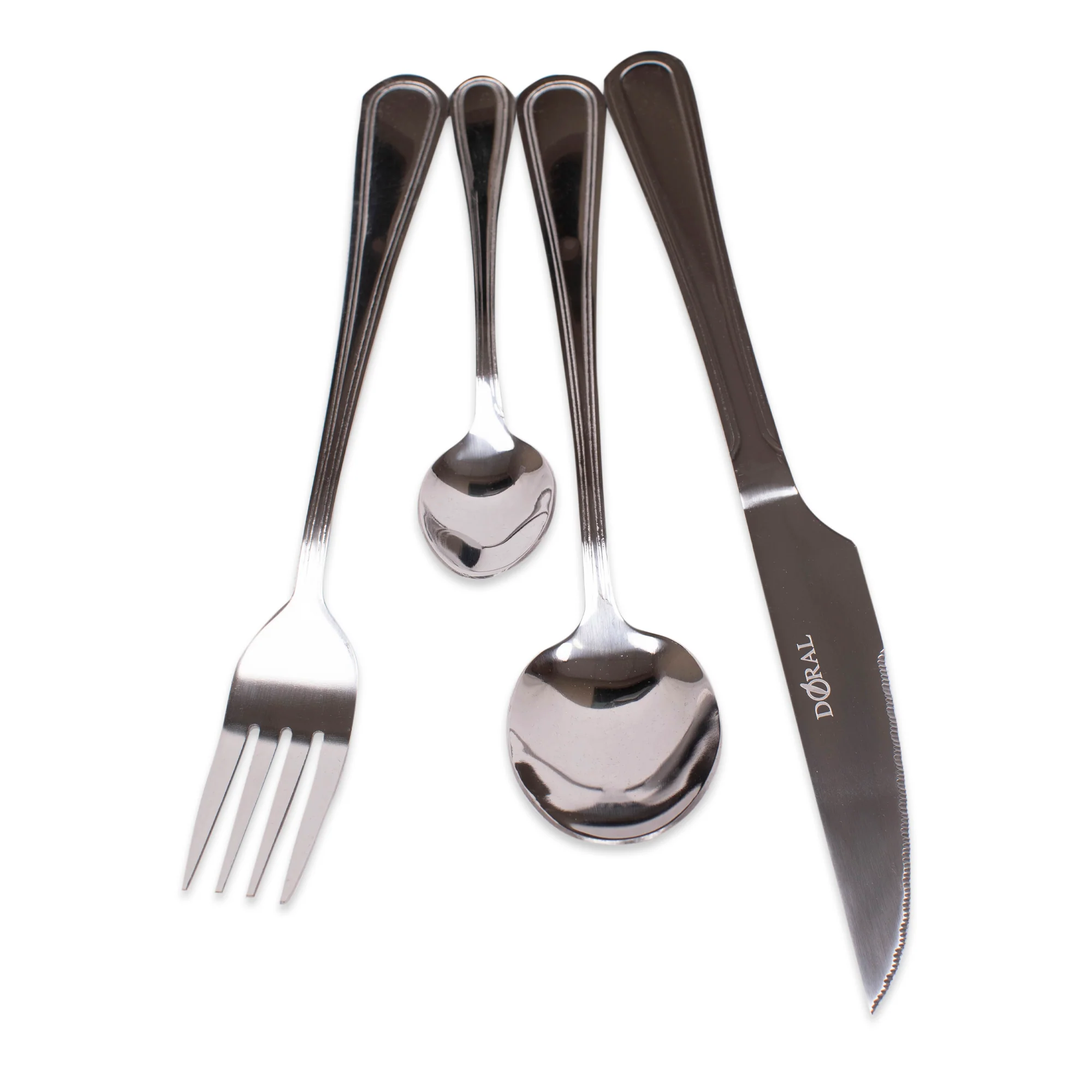 SET DE CUCHILLERIA PRAGA 24 CUBIERTOS DORAL 2MM ROYAL - 3