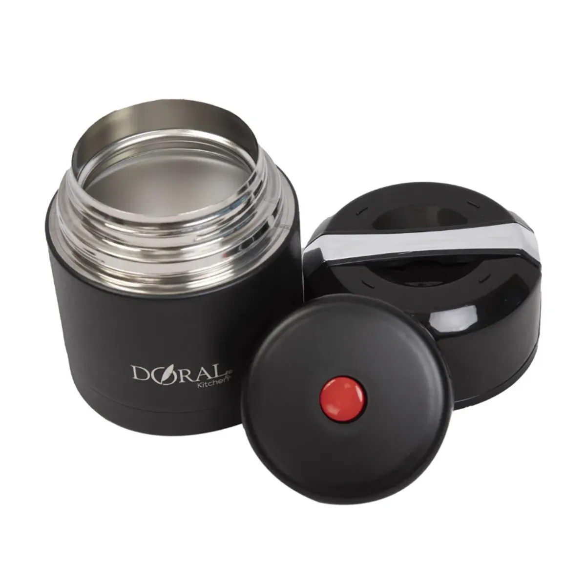 TERMO DE COMIDA BUFFET DE 600ML MARCA DORAL NEGRO - 2