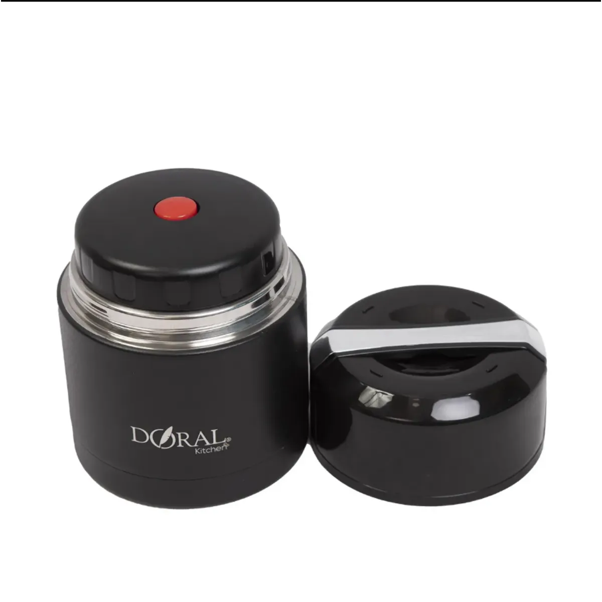 TERMO DE COMIDA BUFFET DE 600ML MARCA DORAL NEGRO - 3
