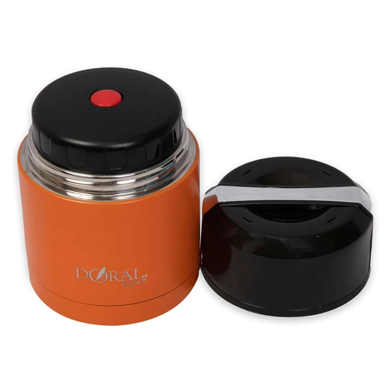TERMO DE COMIDA BUFFET DE 600ML MARCA DORAL NARANJA - 2