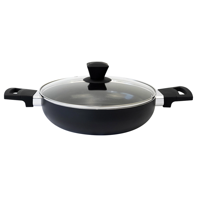 OLLA ARROCERA LOMBARDI ANTIADHERENTE MARCA DORAL NEGRO 26 CM - 1
