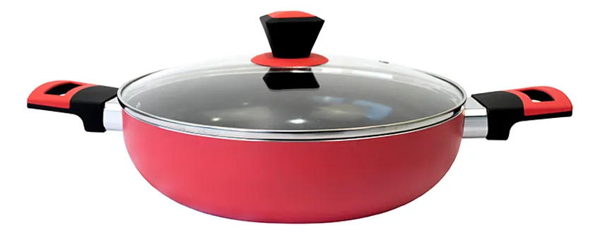 OLLA ARROCERA LOMBARDI ANTIADHERENTE MARCA DORAL ROJO 26 CM - 1