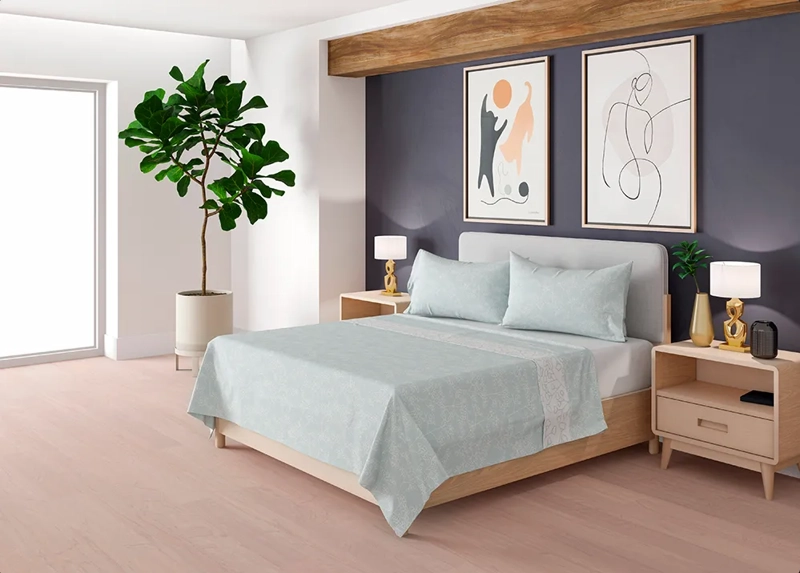 SABANAS 2 PLAZAS 200 HILOS DORAL BONSAI - 1
