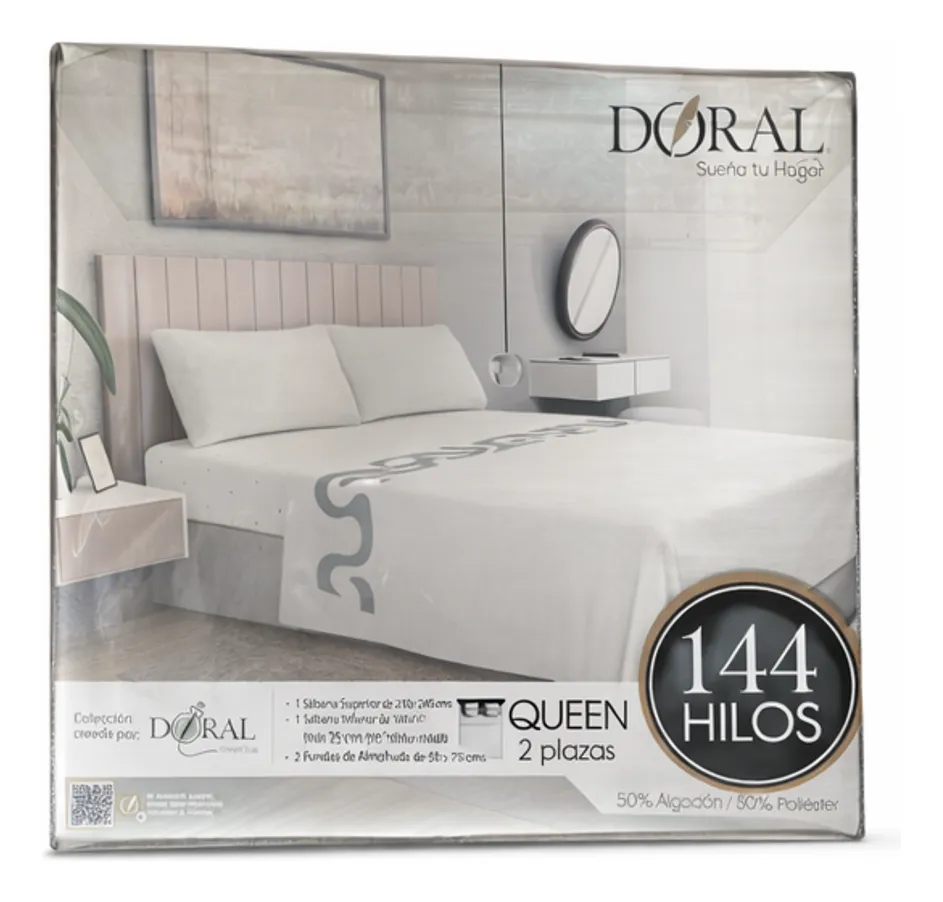 SABANA 2 PLAZA PREMIUM COMPOSE 144 HILOS PSYCHEDELIC - 2