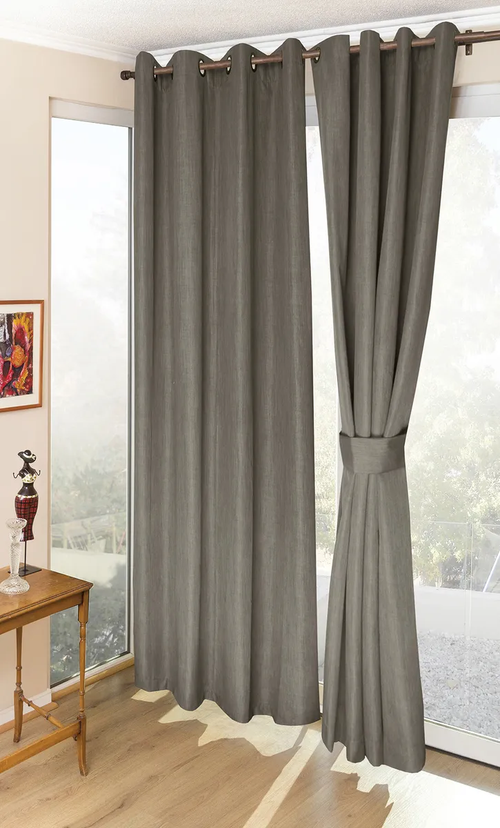 SET CORTINAS ARGOLLAS 4PZS BLACKOUT MELBOURNE DORAL 140X220 - 1