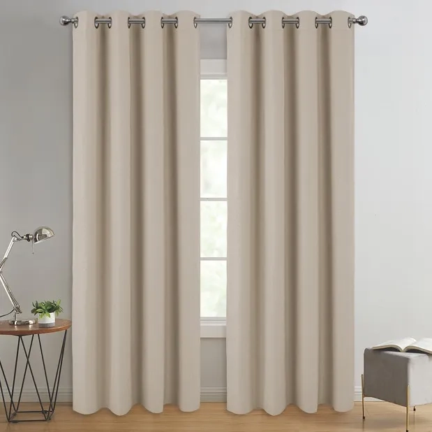 SET CORTINA TERMICA BLACKOUT IDETEX 140X220 BEIGE - 1