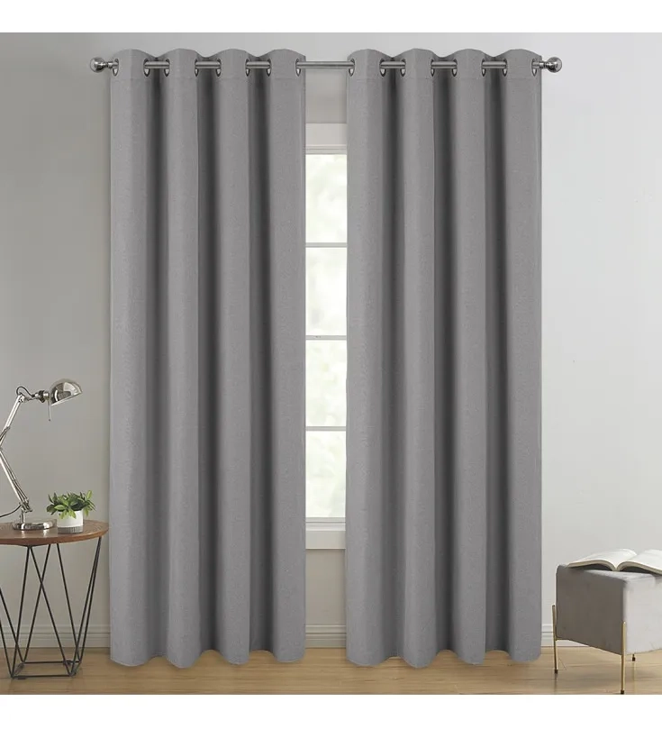 SET CORTINA TERMICA BLACKOUT IDETEX 140X220 ILLUSIONS STONE - 1