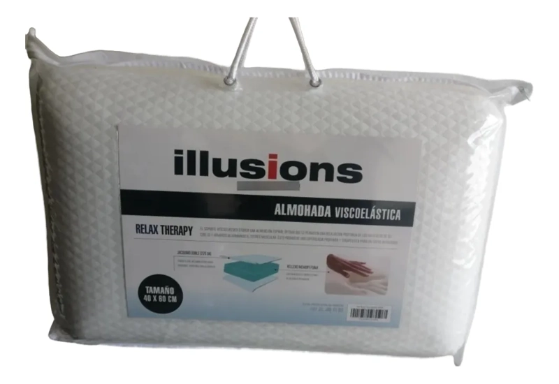 ALMOHADA VISCOELASTICA ILLUSSIONS 40X60 CM CON MEMORY - 2