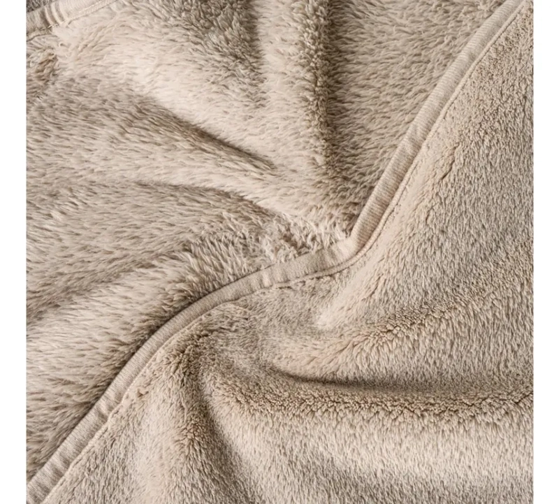 FRAZADA FLANNEL CANNON 2 PLAZAS BEIGE - 3