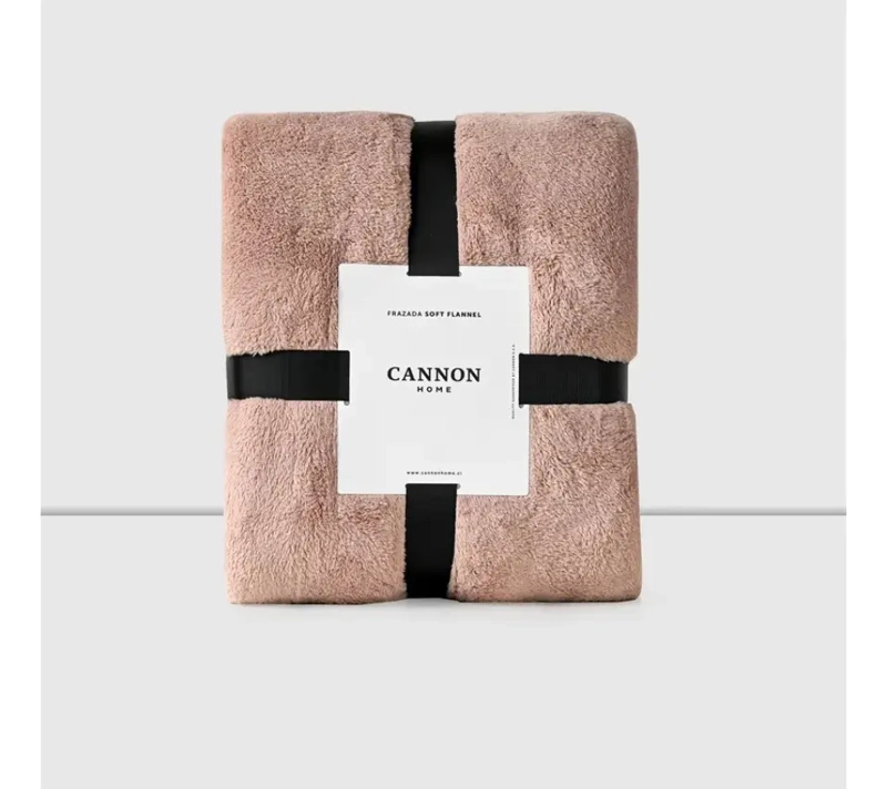 FRAZADA FLANNEL CANNON 2 PLAZAS WOODROSE - 1