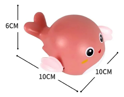 JUGUETE TORTUGA NADADORA A CUERDA PARA TINA BAÑO GUAGUA BEBE - COLOR_80: ROJO