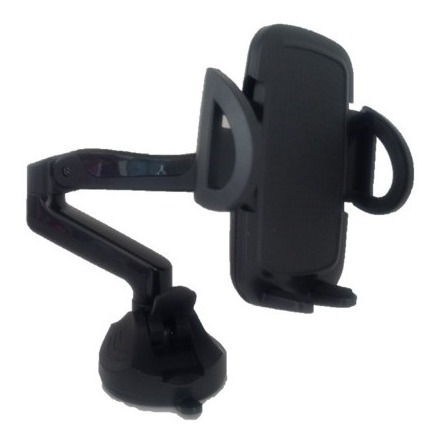SOPORTE BASE PORTA CELULAR CON VENTOSA Y BOTON ABRE FACIL - 2