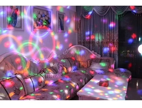 LUCES FIESTA OKEIPO + PARLANTE BLUETOOTH Y CONTROL REMOTO PROYECTOR - 2