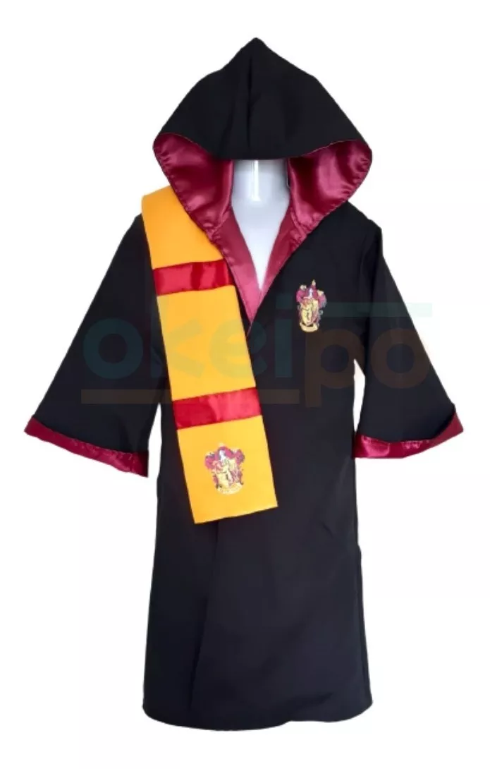 DISFRAZ OKEIPO HARRY POTTER TÚNICA + BUFANDA GRYFFINDOR - 2