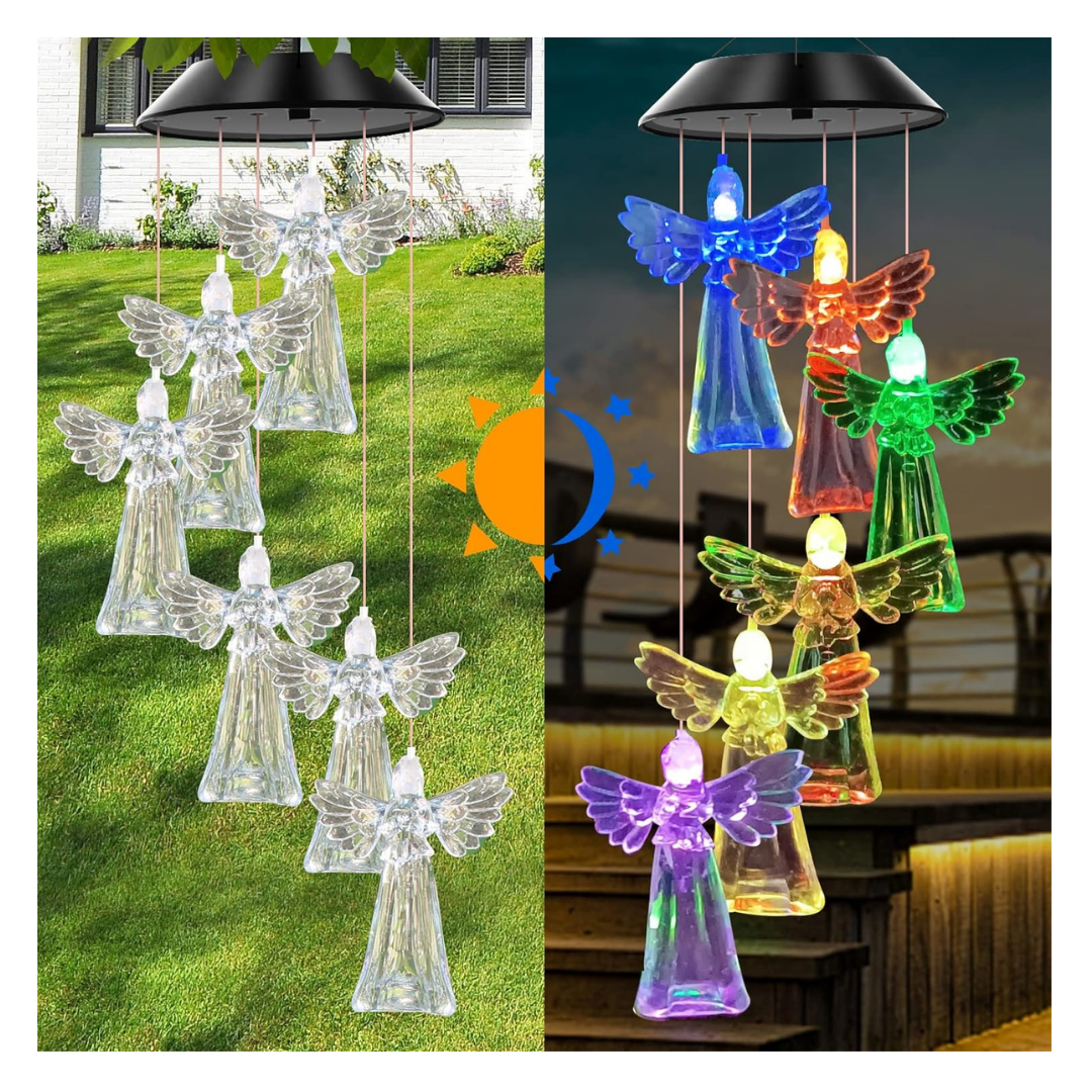 COLGANTE SOLAR ANGELES LUZ MULTICOLOR - 1