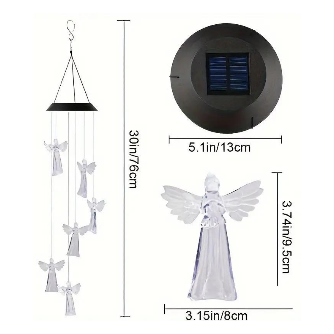 COLGANTE SOLAR ANGELES LUZ MULTICOLOR - 2