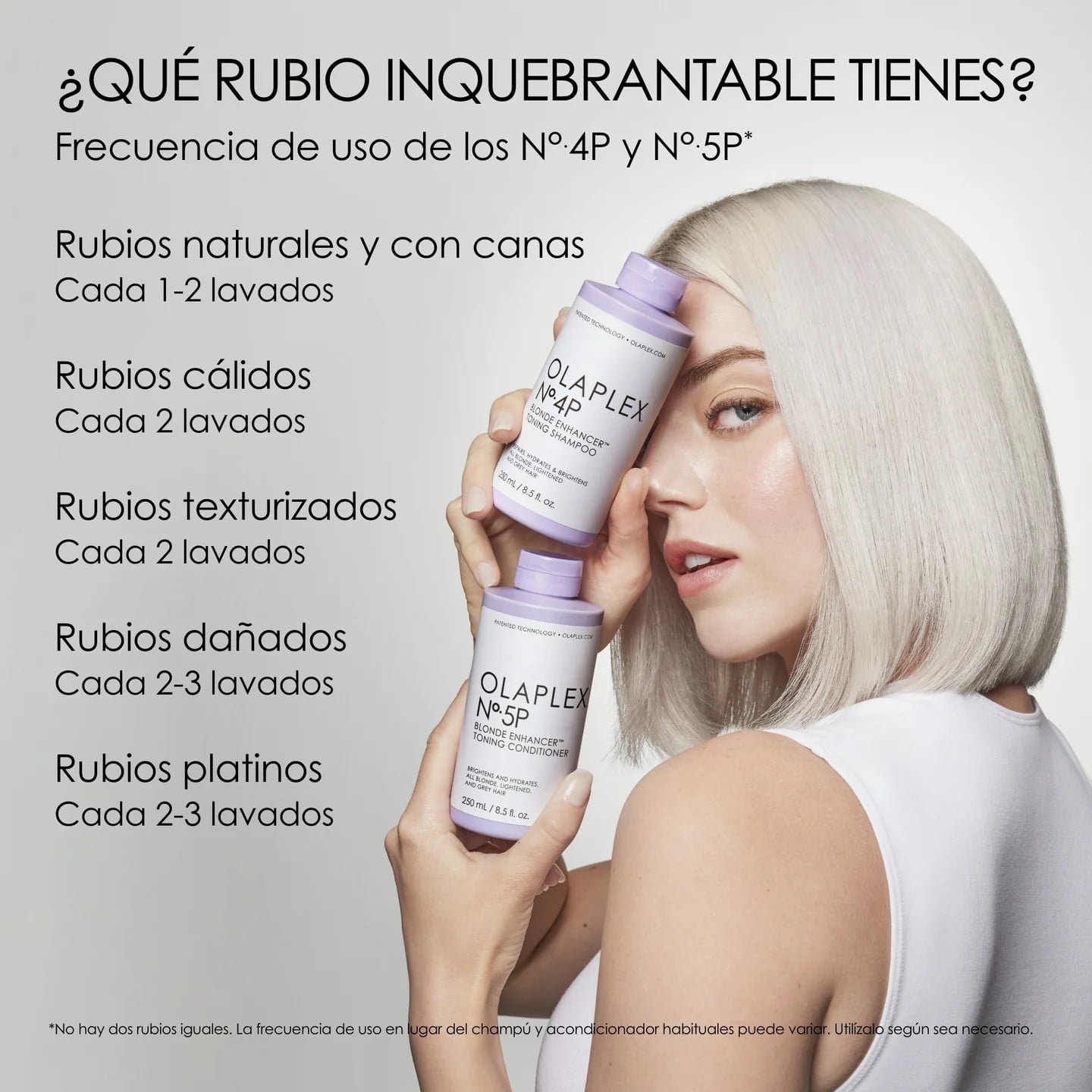 ACONDICIONADOR OLAPLEX 5P TONALIZANTE VIOLETA PARA RUBIOS 250 ML - 3