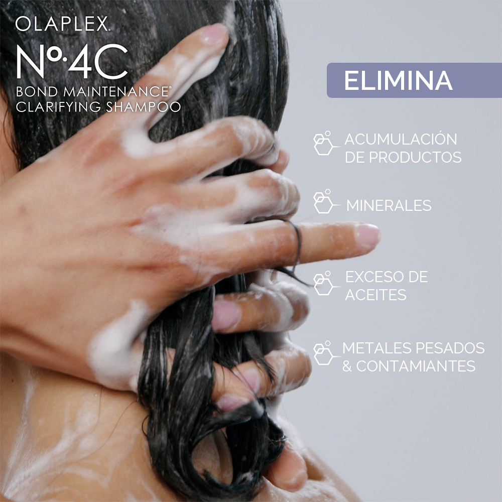 SHAMPOO OLAPLEX 4C CLARIFICANTE LIMPIEZA PROFUNDA 250 ML - 2