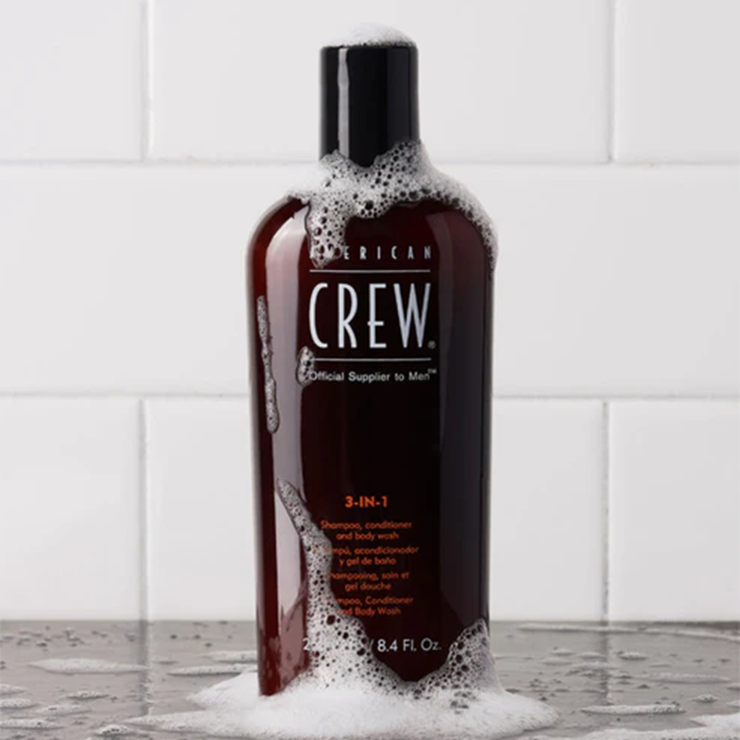 SHAMPOO AMERICAN CREW 250 ML CLASSIC 3 IN 1 CONDITIONE & WASH PLUS - 2