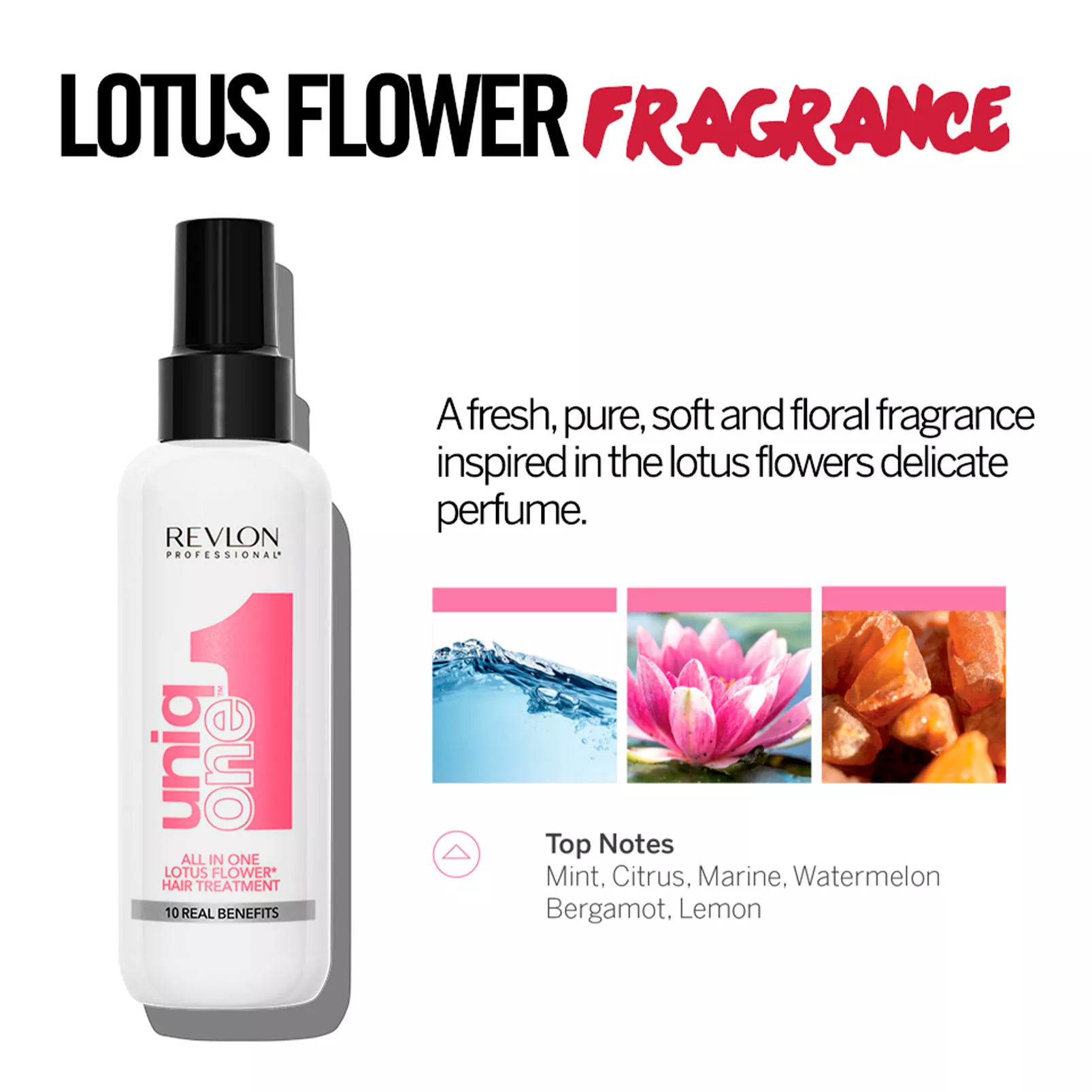 SPRAY CAPILAR REVLON 300 ML UNIQ ONE FLOR DE LOTO TRATAMIENTO ALL IN ONE - 4