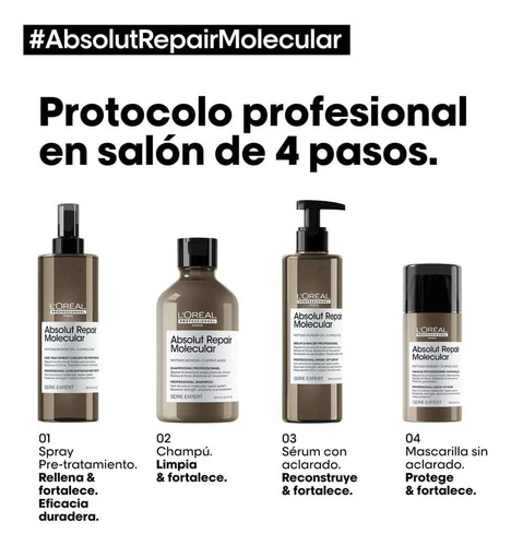 ABSOLUT REPAIR MOLECULAR PRE TRATAMIENTO 190 ML - 2