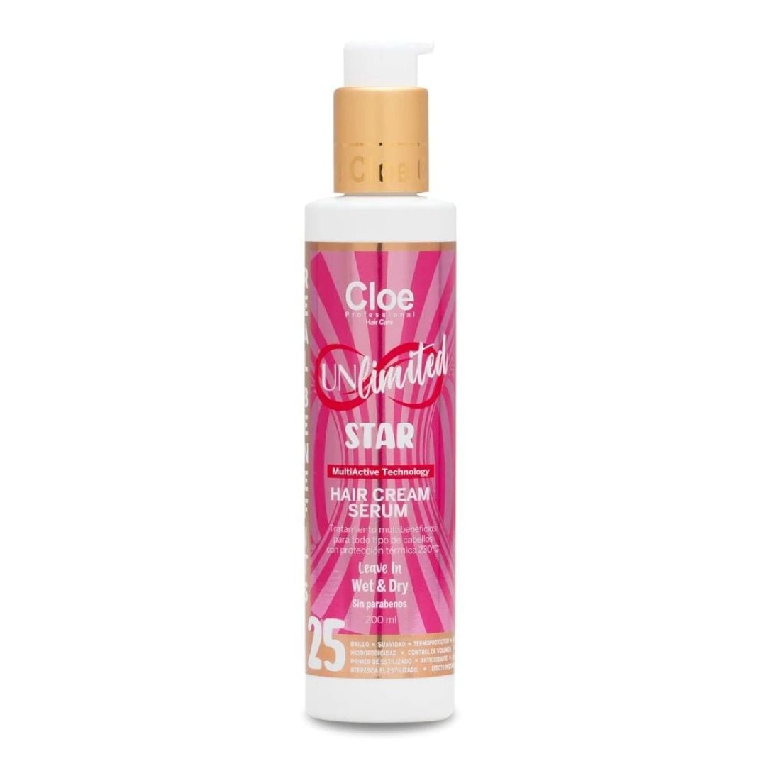 25 BENEFICIOS CLOE UNLIMITED STAR 200 ML LEAVE IN - 1