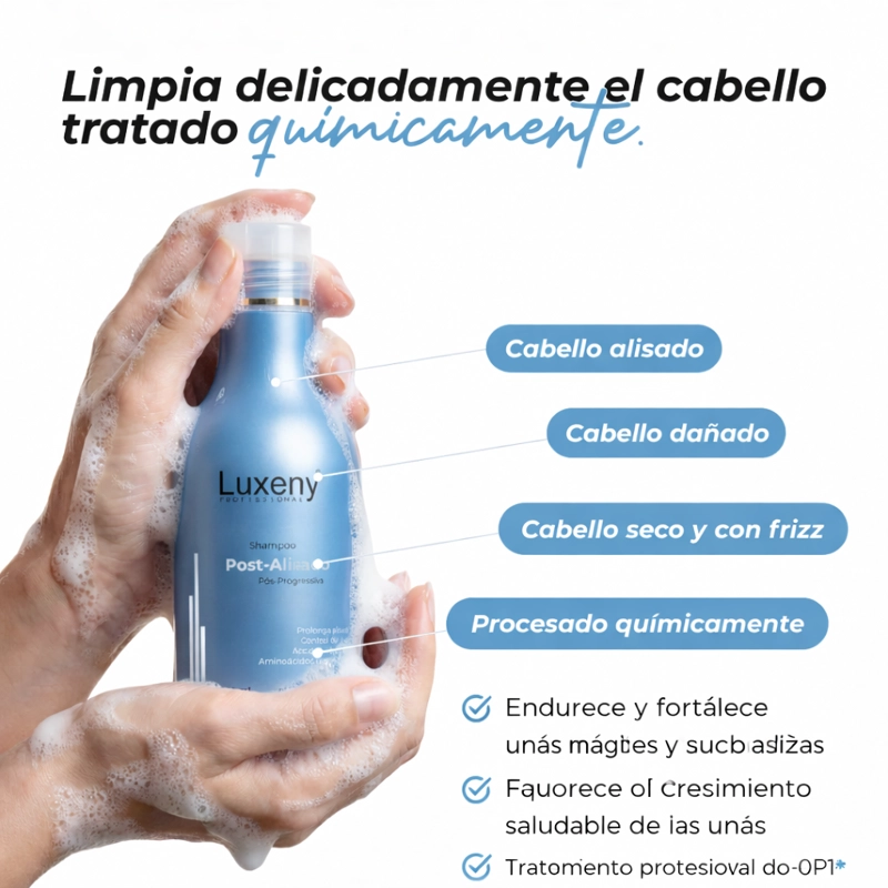 LUXENY SHAMPOO POST-ALISADO 300ML - 2