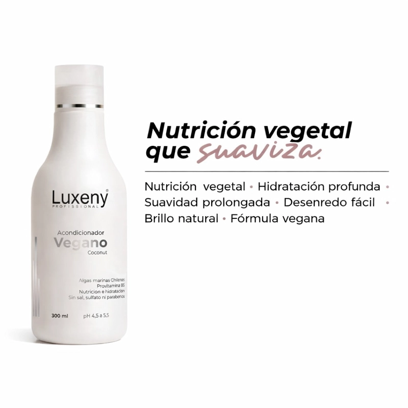 ACONDICIONADOR LUXENY VEGANO COCONUT 300 ML - 2