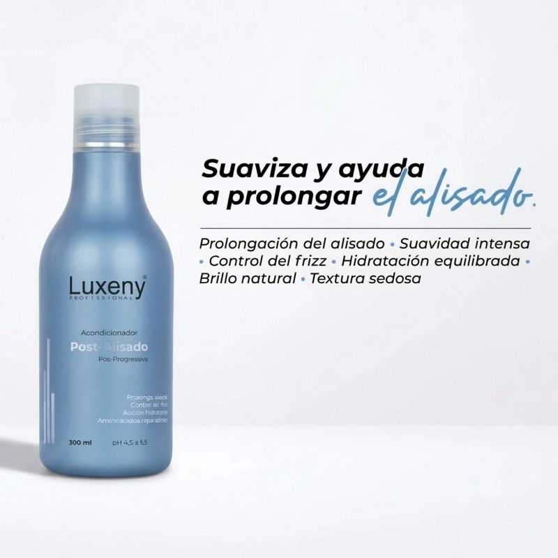 ACONDICIONADOR POST-ALISADO 300 ML LUXENY - 2