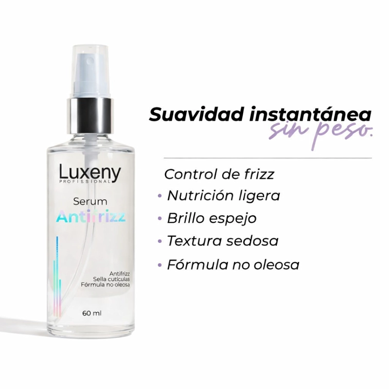 SERUM CAPILAR ANTIFRIZZ LUXENY 60ML - 2