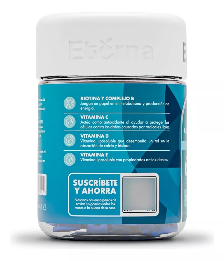 GOMITAS ETERNA DE BIOTINA + MULTIVITAMÍNICO - 2