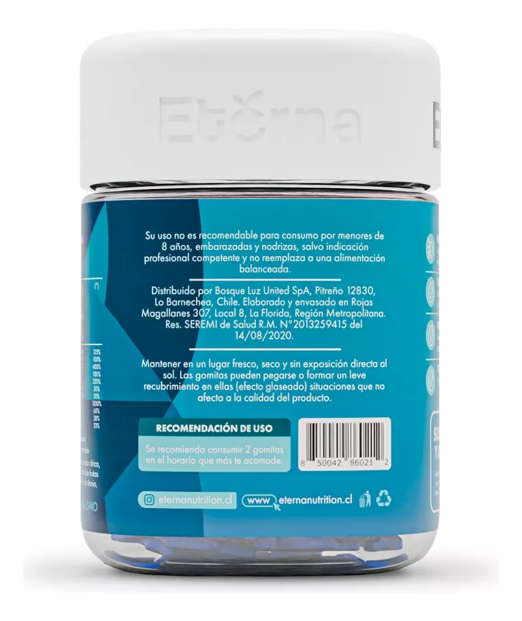 GOMITAS ETERNA DE BIOTINA + MULTIVITAMÍNICO - 4