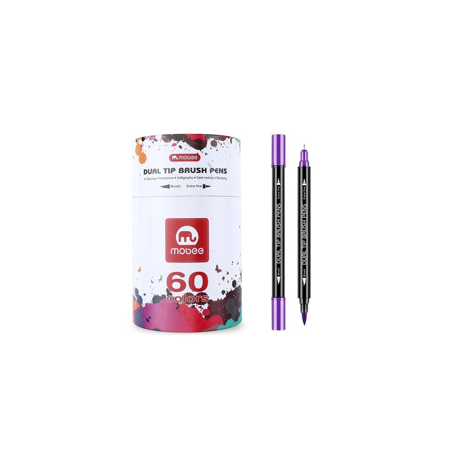 MARCADOR DOBLE PUNTA DUAL BRUSH LETTERING 60 LÁPICES COLOR - 1