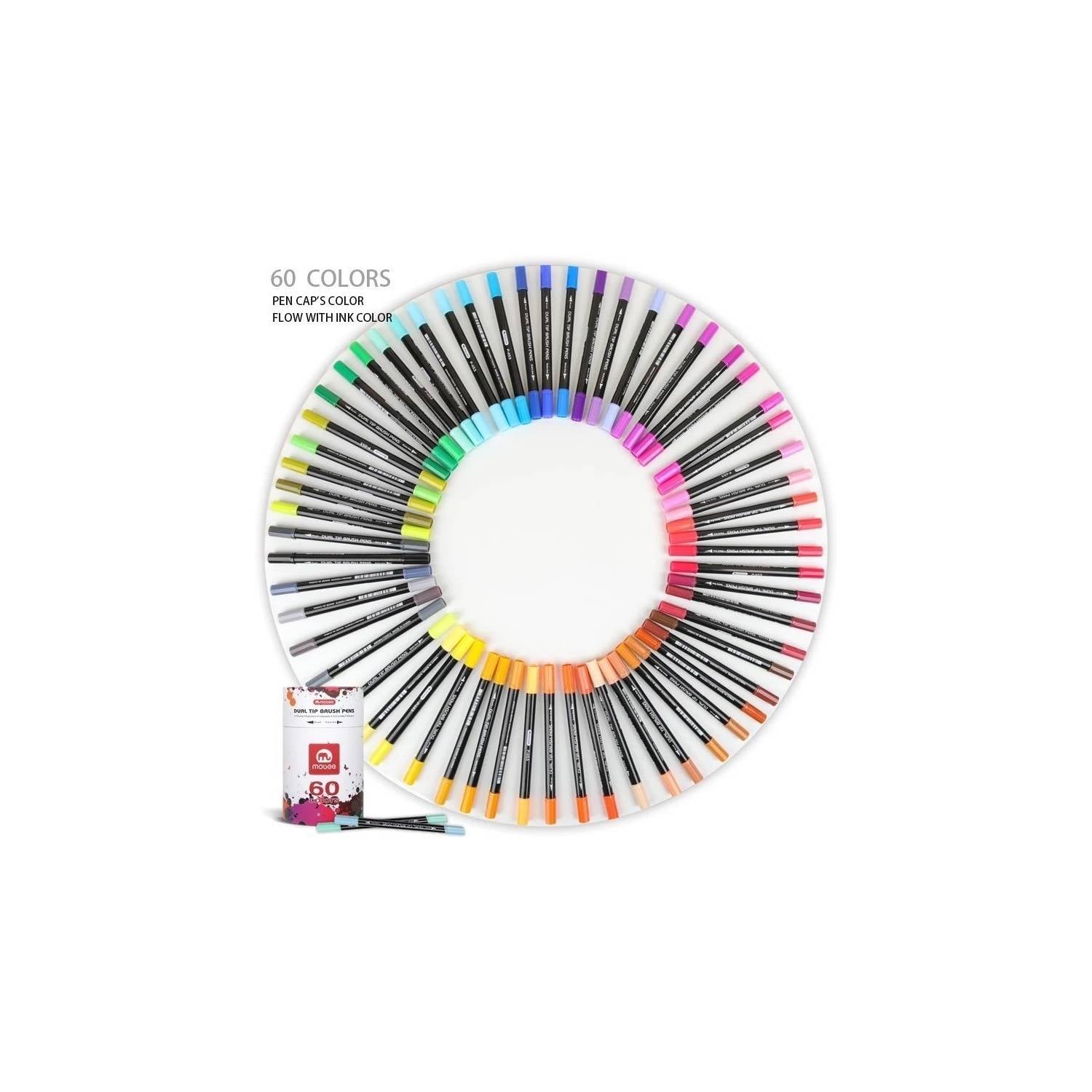 MARCADOR DOBLE PUNTA DUAL BRUSH LETTERING 60 LÁPICES COLOR - 2