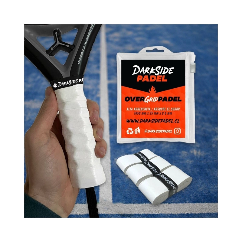 PACK 3 OVERGRIP PALA PADEL TENIS SET AGARRE ABSORCION - 2