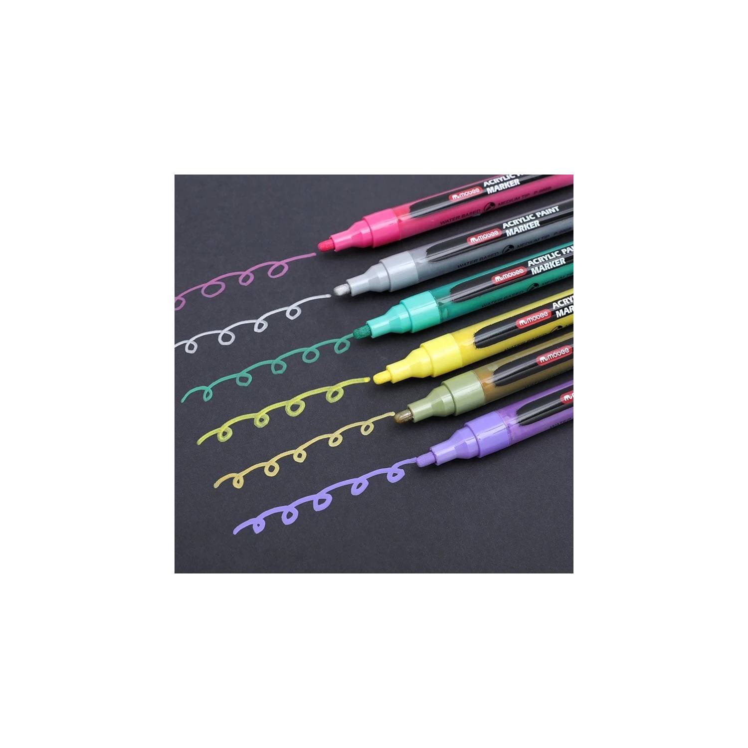 MARCADORES ACRÍLICOS LÁPICES 20 COLORES TIPO POSCA - 7