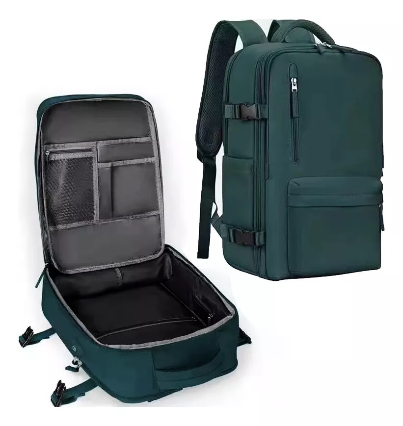 MOCHILA VIAJE CABINA AVIÓN IMPERMEABLE VIRAL ZAPATOS USB - 3