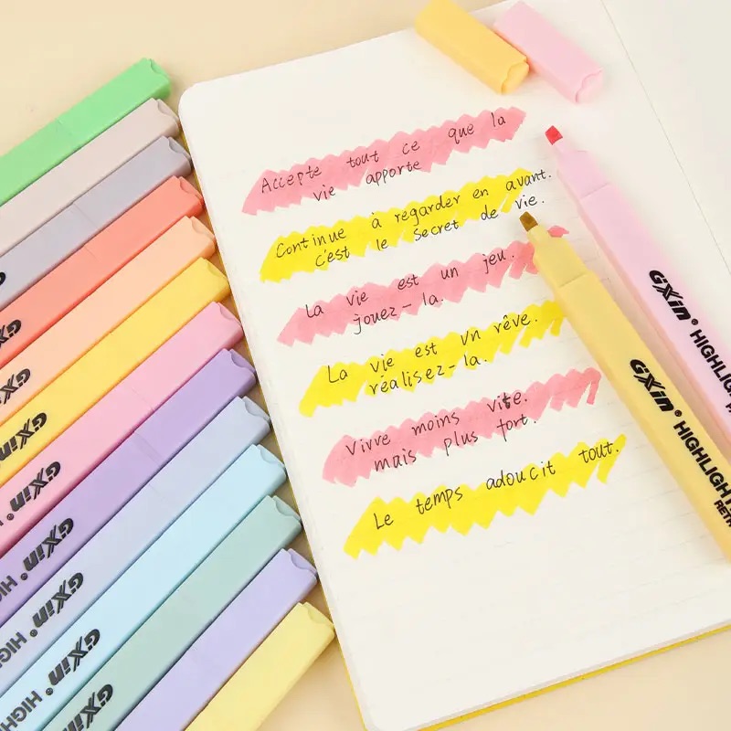 DESTACADORES SET 30 COLORES PASTEL - 4