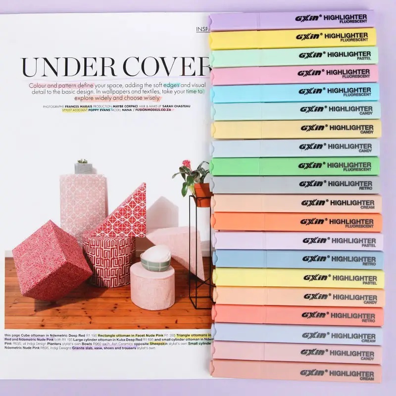DESTACADORES SET 30 COLORES PASTEL - 5