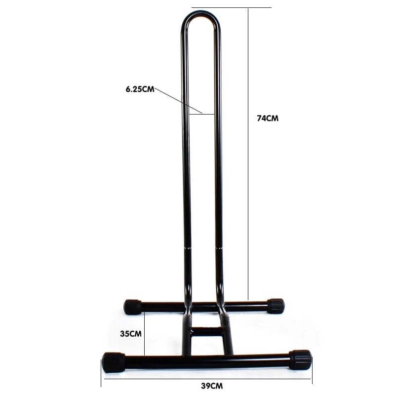 SOPORTE BICICLETA RACK VERTICAL BICICLETERO ESTACIONAMIENTO - 5
