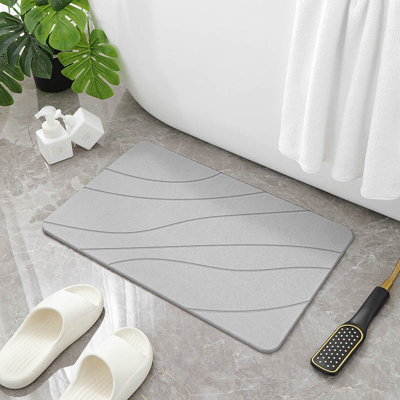 PISO BAÑO DIATOMITA ABSORBENTE ALFOMBRA DUCHA SECADO RÁPIDO - 2